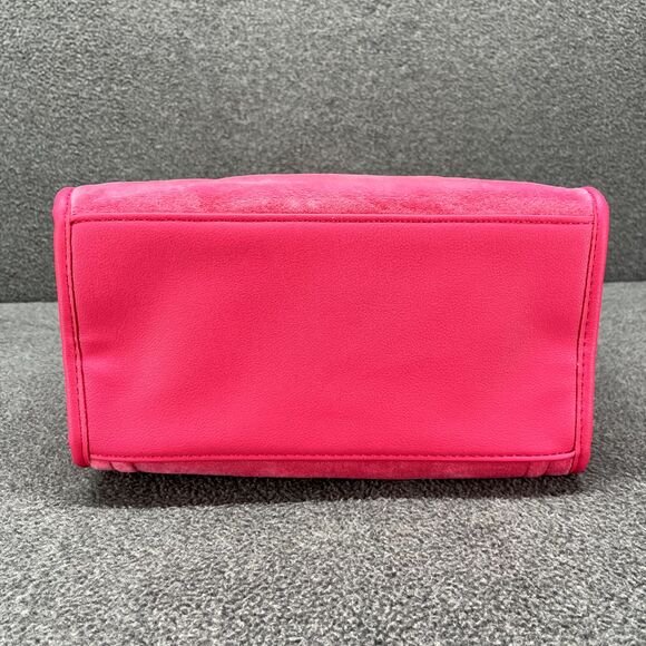 Juicy Couture Velour Mini Tote Bag Pink Free Love Big Spender Y2K Purse - Picture 5 of 9